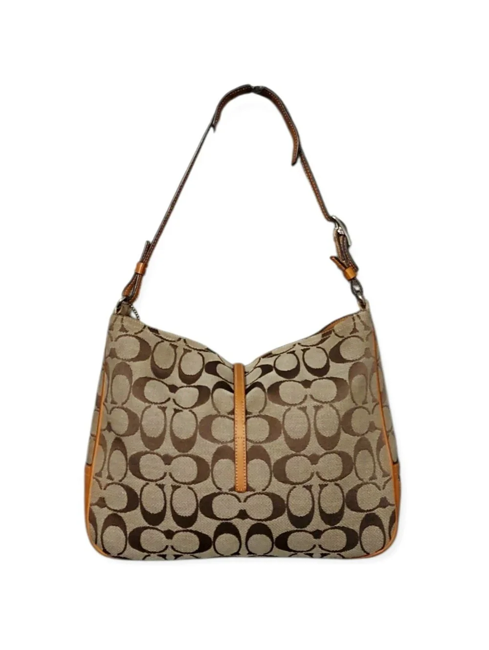 Coach Hampton Y2K Vintage Signature C Clip Small Shoulder Bag